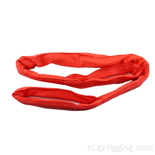 Ronde sling polyester van hoge kwaliteit roodheffen